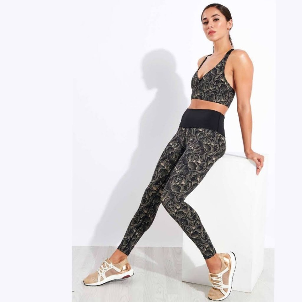 Varley Estrella Leggings in Black Motif